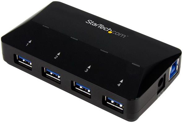 StarTech.com 4 Port USB 3.0 Hub plus dedizierter Ladeanschluss - 1 x 2.4 A Po... karte