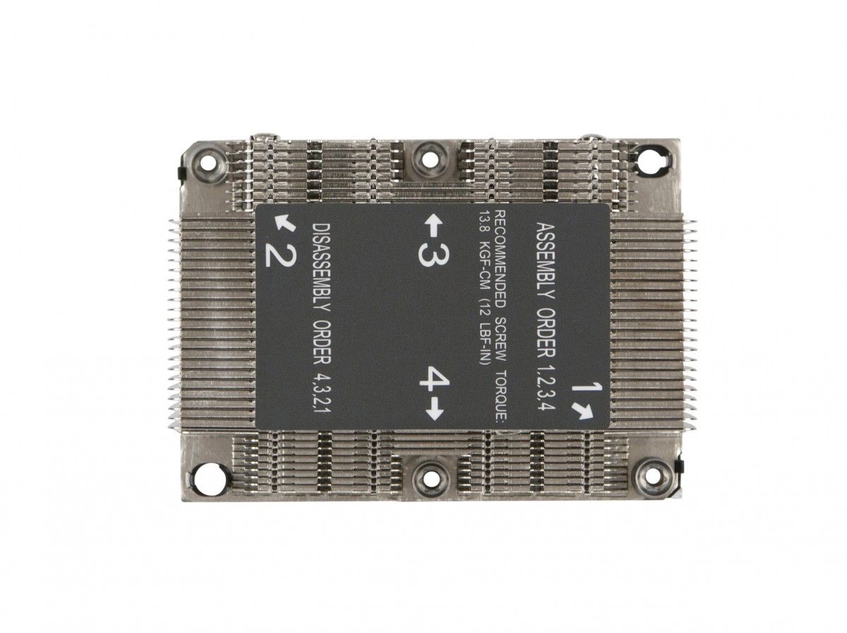 Supermicro SNK-P0068PSC Passivkuhler fur Sockel 3647 (Narrow) procesora dzesētājs, ventilators