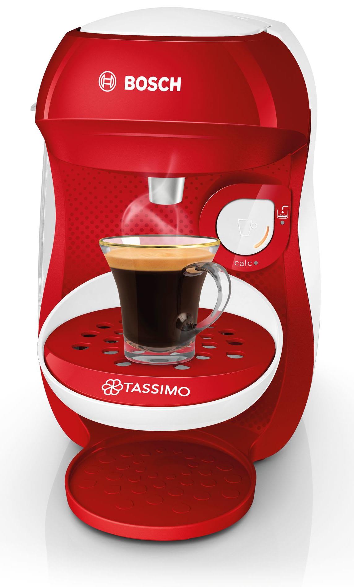 Bosch Tassimo TAS1006 Happy, capsule machine (red / white) Kafijas automāts