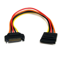 StarTech.com 20cm SATA Strom Verlangerung - Stecker / Buchse (SATAPOWEXT8) adapteris