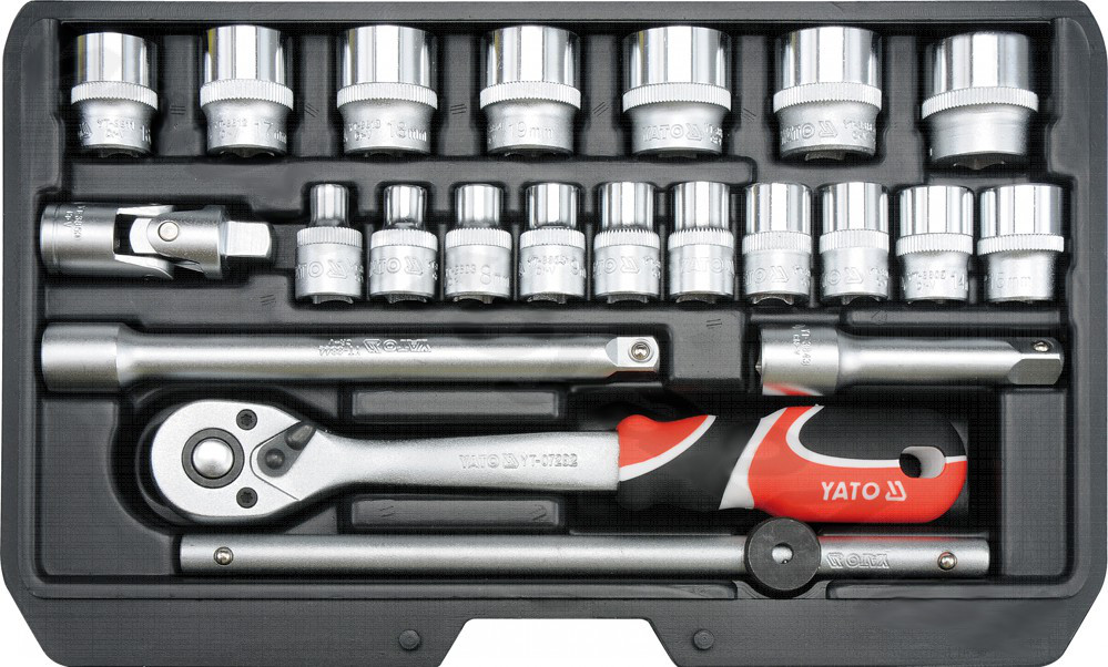 Yato Set of socket wrenches 3/8 