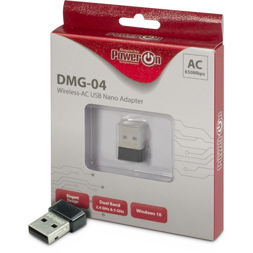 Inter-Tech Wi-Fi 5 USB Nano Adapter DMG-04   Stick   650Mbps