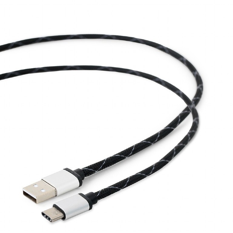 Gembird USB 2.0 AM to Type-C cable (AM/CM), 2.5m, black USB kabelis