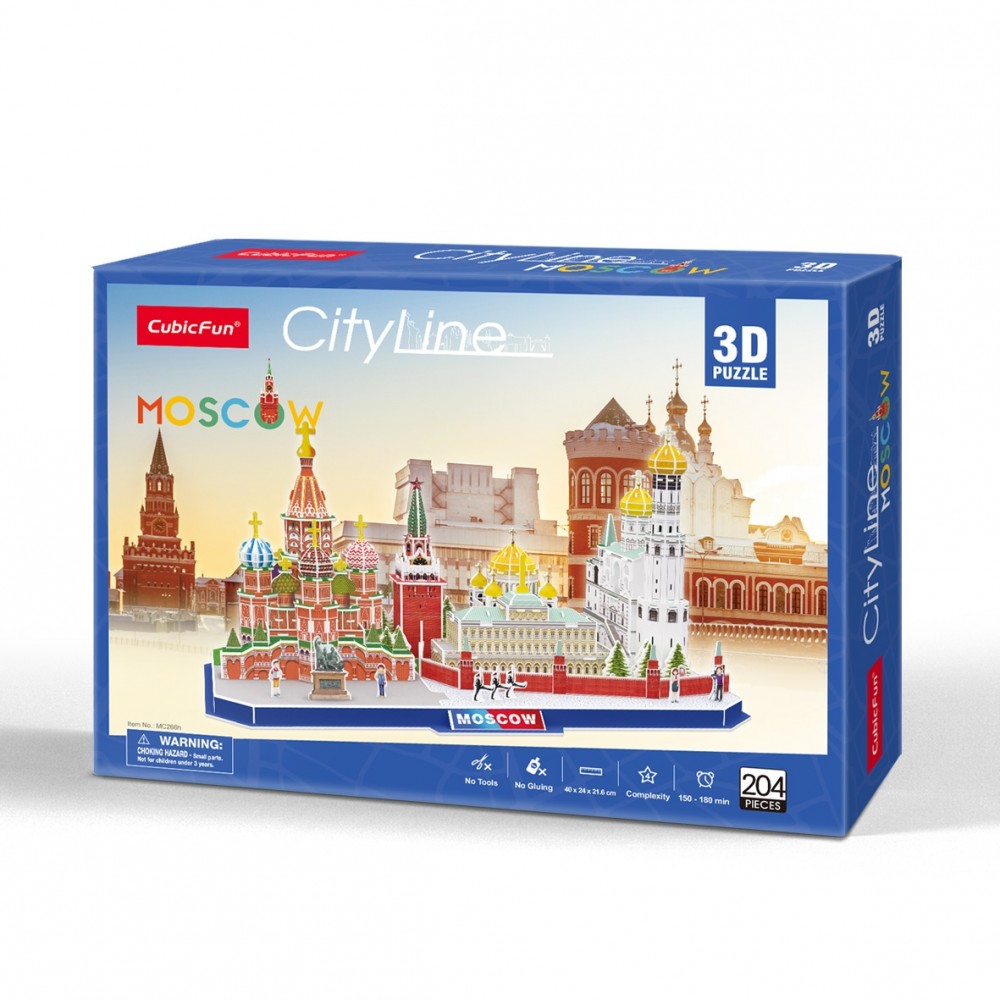 Dante Puzzle 3D City Line Moscow 204el 20266 puzle, puzzle