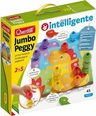 Quercetti Jumbo Peggy puzle, puzzle