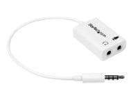 StarTech.com 3,5mm Klinke Audio Y-Kabel - 4 pol. auf 3 pol. Headset Adapter f... adapteris