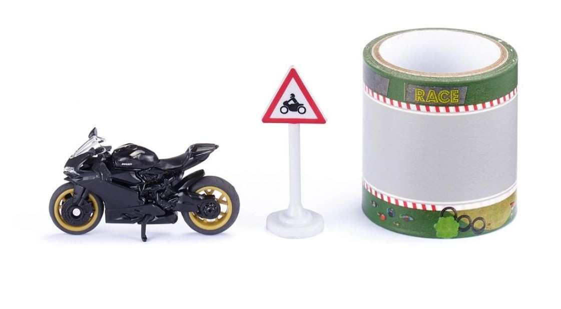 Motorcycle kit with tape Rotaļu auto un modeļi