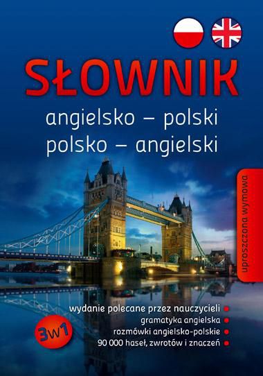 Slownik angielsko-polski, polsko-angielski. 90 000 hasel + gramatyka 12373 (9788375170160) Literatūra