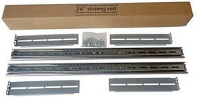 Netrack sliding rails for server case RACK 19'', 55-100cm depth Serveru aksesuāri