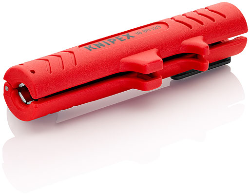 Knipex 1680125SB Red cable stripper, Stripping / dismantling tool - 1265186  