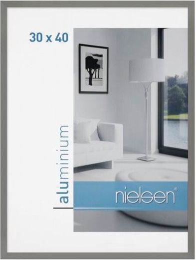 Ramka Nielsen Design 30x40 Aluminium Pelēks (63051) Foto rāmītis