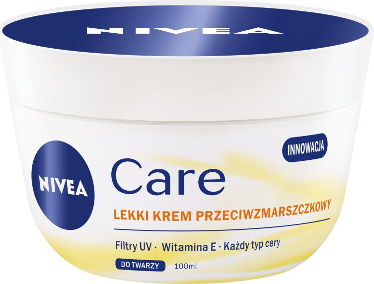 Nivea Care Lekki krem przeciwzmarszczkowy 100 ml 0180146 (6223003731274) kosmētika ķermenim