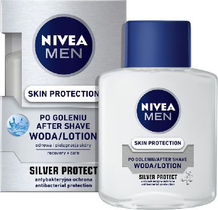 Nivea MEN Woda po goleniu SILVER PROTECT 100 ml 0181340 (4005808540457)