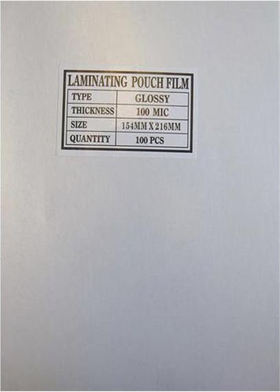Folia laminacyjna A4 100mic antystatyczne polysk 100szt 1002007 (8595188011020) laminators
