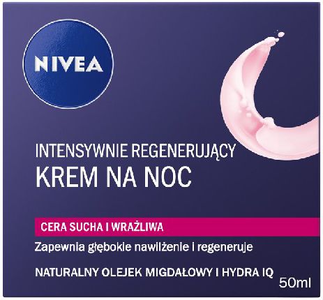 Nivea Odzywczy krem na noc do cery suchej i wrazliwej 50ml 0184799 (5900017073262) kosmētika ķermenim