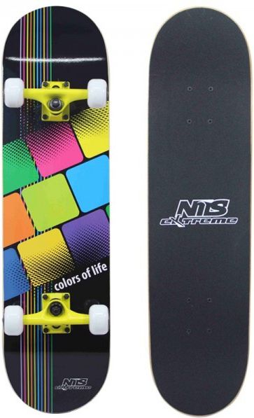 NILS Extreme CR3108SB color of life skateboard (16-3-047)