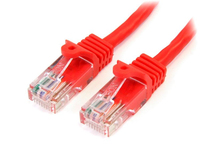 StarTech.com 3m Cat5e RJ45 UTP Netzwerkkabel Snagless - Cat 5e Patchkabel - R... adapteris