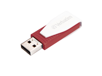 USB-Stick  16GB Verbatim 2.0 Swivel Red retail USB Flash atmiņa