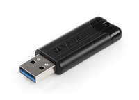 Verbatim USB DRIVE 3.0 64GB PINSTRIPE BLACK USB Flash atmiņa