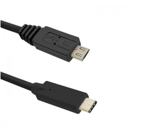 Qoltec Cable USB 3.1 typC Male / MicroUSB 2.0 A Male | 1,2m USB kabelis