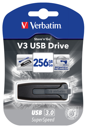Verbatim  Store'N'Go V3 256 GB SuperSpeed USB 3.0 USB Flash atmiņa
