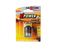 ANSMANN  Battery 9V, E-Block, 6LF22 Alkaline Baterija