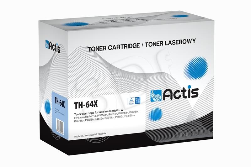 Actis TH-64X black toner for drukarki laserowej HP (zamiennik 64X CC364X) Standard toneris