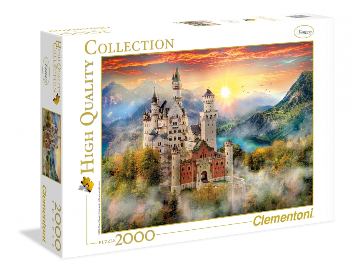 Clementoni Puzzle 2000el HQ Neuschwanstein (32559) puzle, puzzle