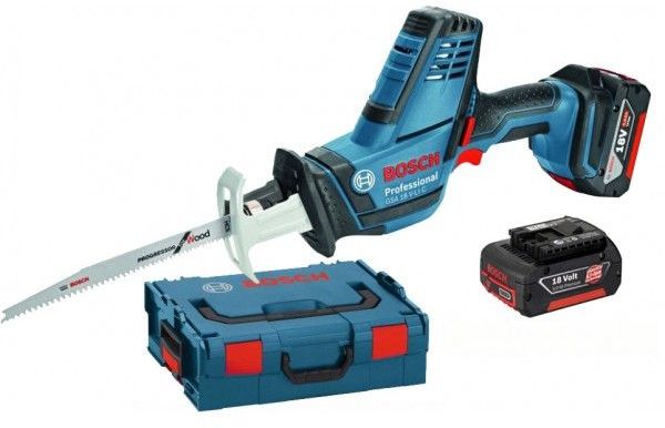 Bosch GSA 18V-LI C Professional, 18V - L-BOXX, 2x Li-Ionen Akku 5,0Ah Elektriskais zāģis