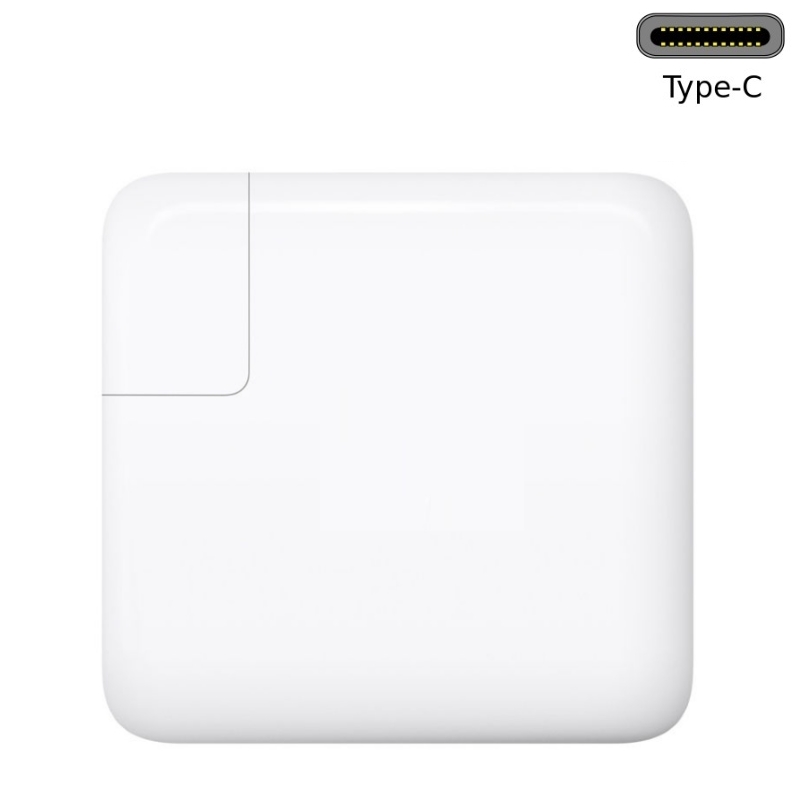 CP Apple 61W USB-C Tīkla lādētājs ar Type-C Ligzdu MacBook Pro 13 A1718 MNF72LL/A (OEM) portatīvo datoru lādētājs