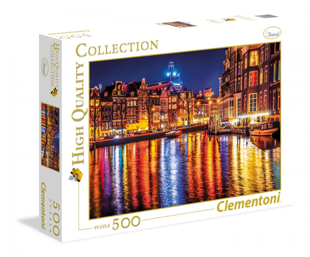 Clementoni 500 elements Amsterdam puzle, puzzle