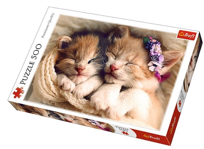 Trefl Sleeping cats 500el (226235) puzle, puzzle