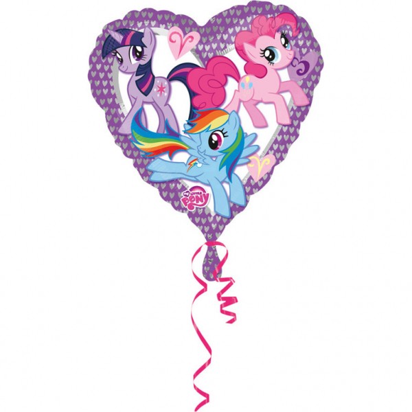 AMSCAN Standard My Littl e Pony Heart Foil Ballo konstruktors