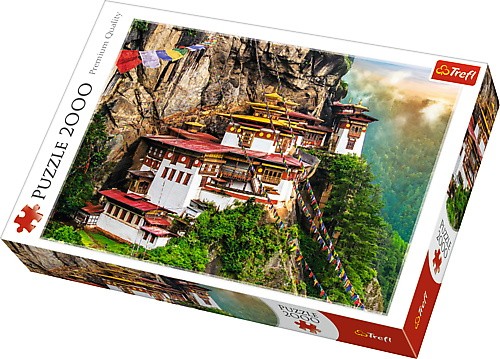 Trefl Puzzle 2000el Tiger's Nest, Bhutan (27092) puzle, puzzle