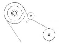 ZEBRA KIT MAIN DRIVE BELT 220XI4 300 DPI uzlīmju printeris