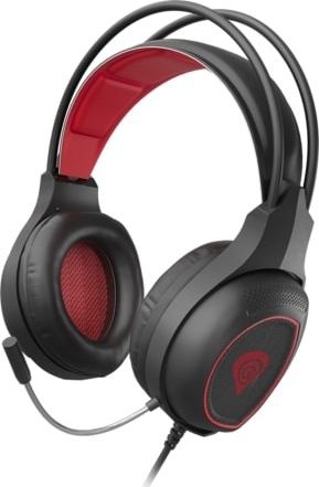 Genesis RADON 300 Gaming Headset, Built-in microphone, Black/Red austiņas