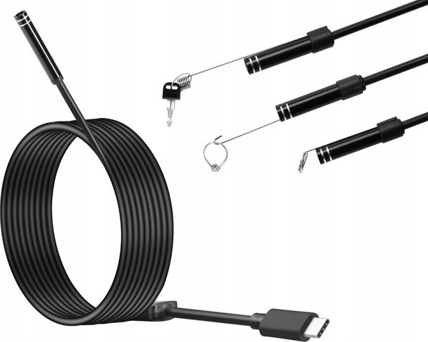 Xrec Inspection Camera Usb Usb-c Type-c 1m 5.5 Ip67 Hd SB5454 aksesuārs mobilajiem telefoniem