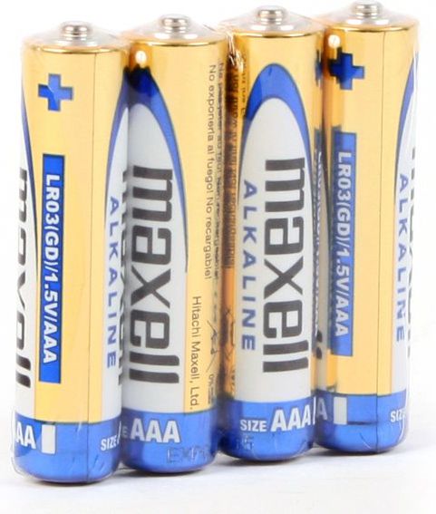 Maxell Baterie alkaliczne LR03/AAA 4szt.  (790233.04.CN) Baterija