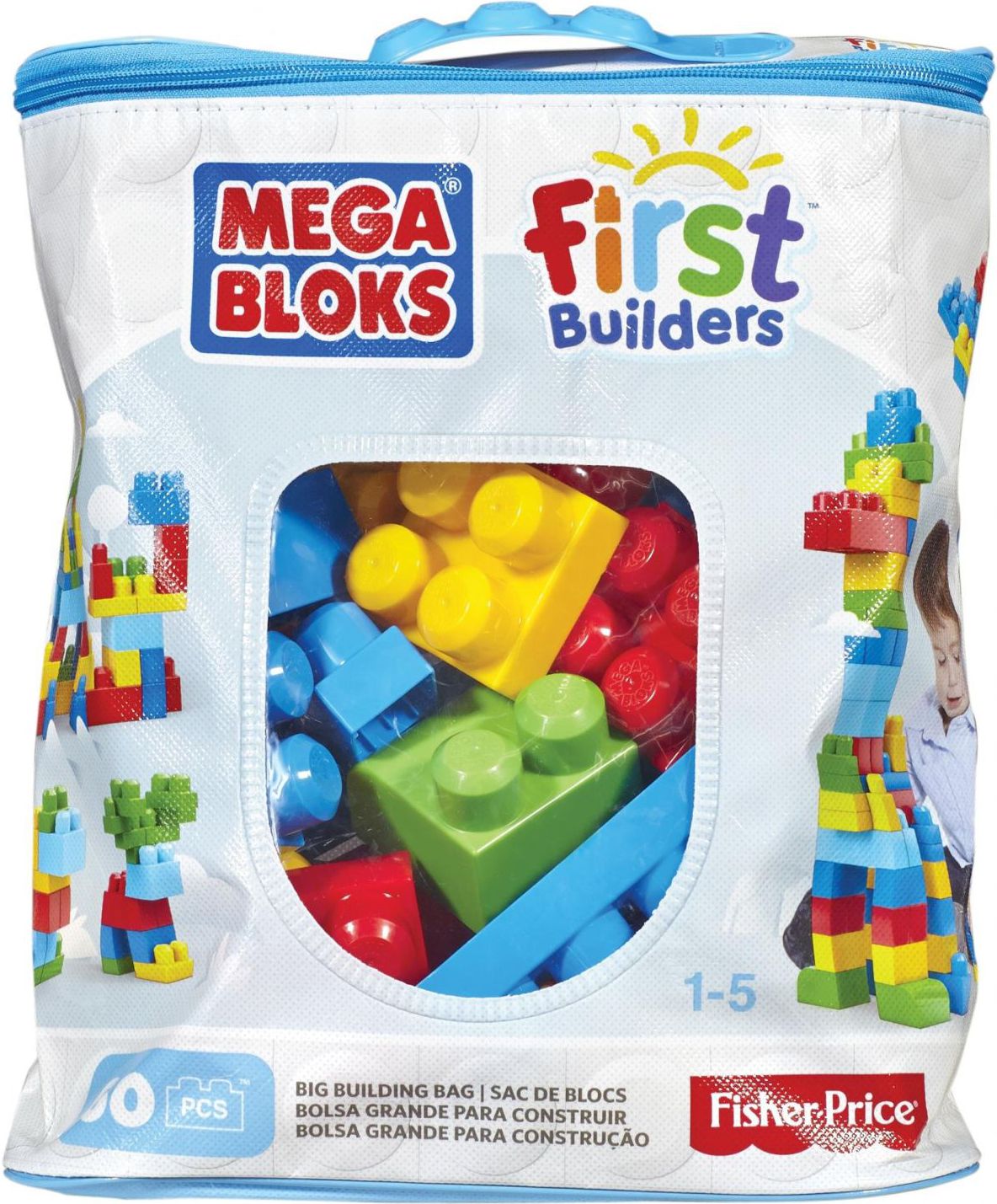 Mattel Mega Bloks duza ECO torba z klockami (227150) konstruktors