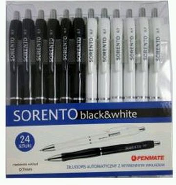 Penmate Ballpoint pen Sorento Black & White