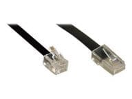 InLine 18643 Modularkabel RJ45-Stecker auf RJ12-Stecker black 3m tīkla kabelis