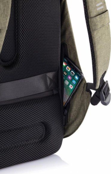 XD DESIGN ANTI-THEFT BACKPACK BOBBY HERO REGULAR GREEN P/N: P705.297 portatīvo datoru soma, apvalks