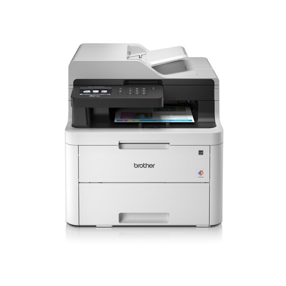 Brother MFC-L3730CDN Farblaser-Multifunktionsgerat (A4, 4in1, Drucker, Kopierer, Scanner, Fax, Duplex, USB, Netzwerk) printeris