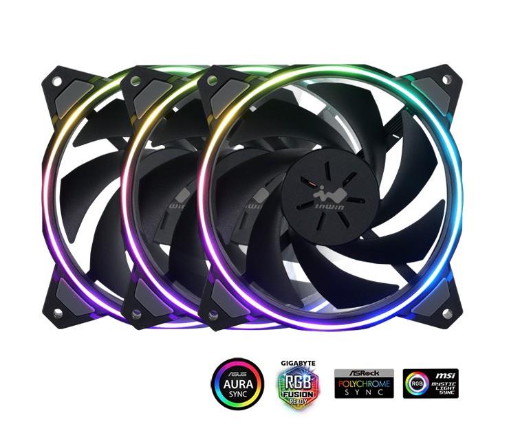 IN-WIN CASE FAN 120MM 3-RGB SET/SIRIUS LOOP X3 ventilators