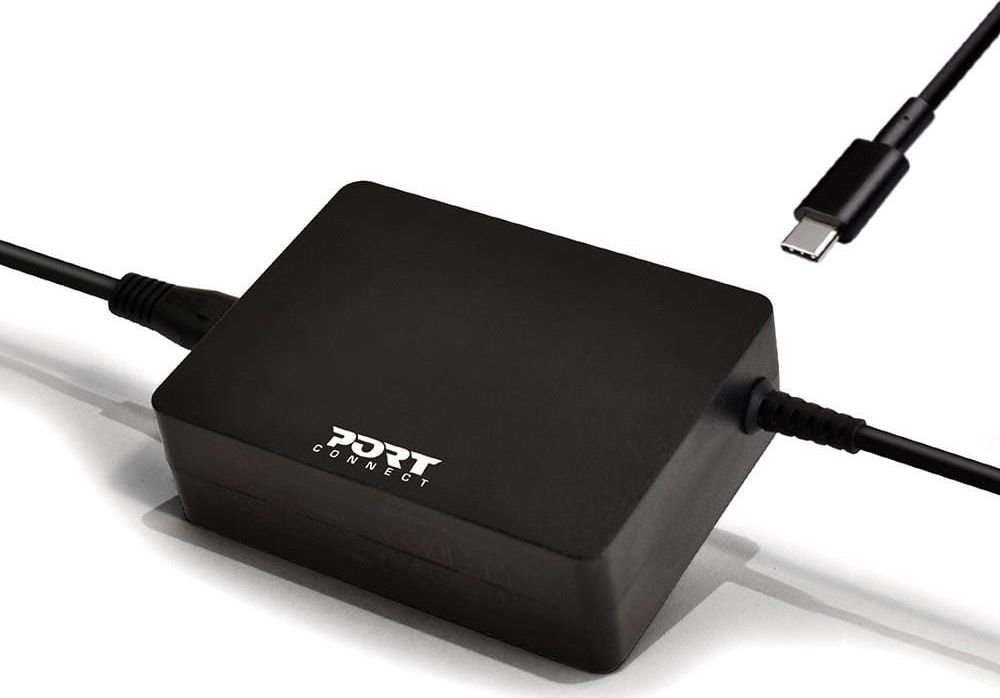 Port Designs 900098-EU power adapter/inverter Indoor 90 W Black portatīvo datoru lādētājs