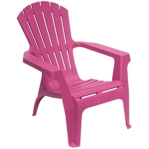 Krēsls plastmasas Dolomati lill Dārza mēbeles