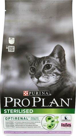Purina Pro Plan Sterillised Indyk 1,5kg kaķu barība