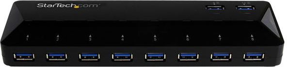 StarTech.com 10 Port USB 3.0 Hub mit Lade- und Sync Port - 2 x 1,5A Ports (ST... USB centrmezgli