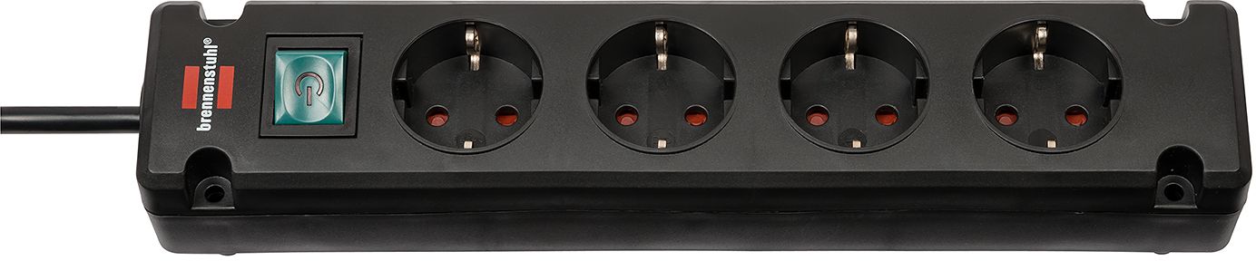 Brennenstuhl BREMOUNTA, 3 x 1.5 mm², 1.5 m, 4 sockets elektrības pagarinātājs