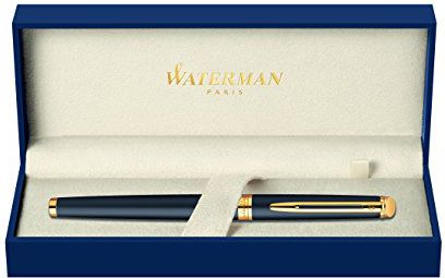 Waterman Fullfederhalter Hemisphere Matt Black M Blau